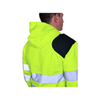 Hi Vis Hoodie │ Right Shoulder Pad │ Yellow