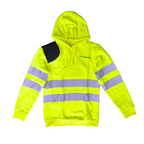 Hi Vis Hoodie │ Right Shoulder Pad │ Yellow