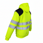 Hi Vis Hoodie │ Dual Shoulder Pad │ Yellow