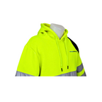 Hi Vis Hoodie │ Left Shoulder Pad │ Yellow