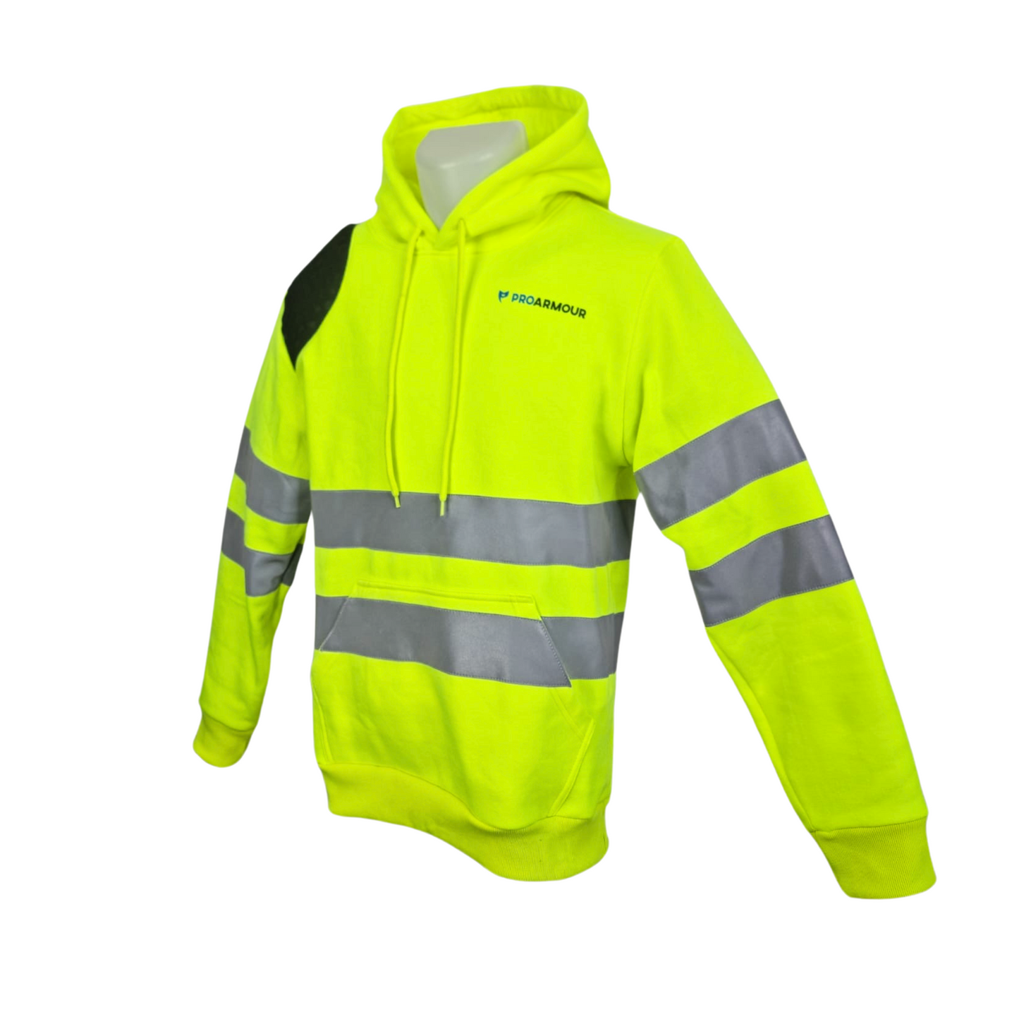 Hi Vis Hoodie - Right Shoulder Pad