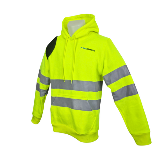 Hi Vis Hoodie - Right Shoulder Pad