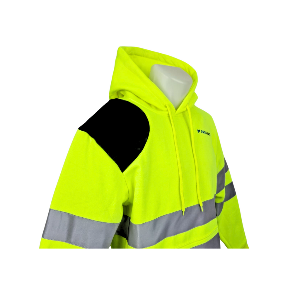 Hi Vis Hoodie │ Right Shoulder Pad │ Yellow
