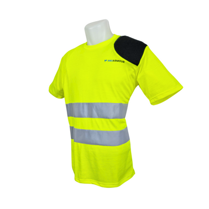 Hi-Vis T-shirt with a built in shoulder pad