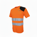 Hi Vis T-Shirt │ Left Shoulder Pad │ Orange