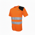 Hi Vis T-Shirt │ Left Shoulder Pad │ Orange