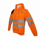 Hi Vis Hoodie │ Right Shoulder Pad │ Orange