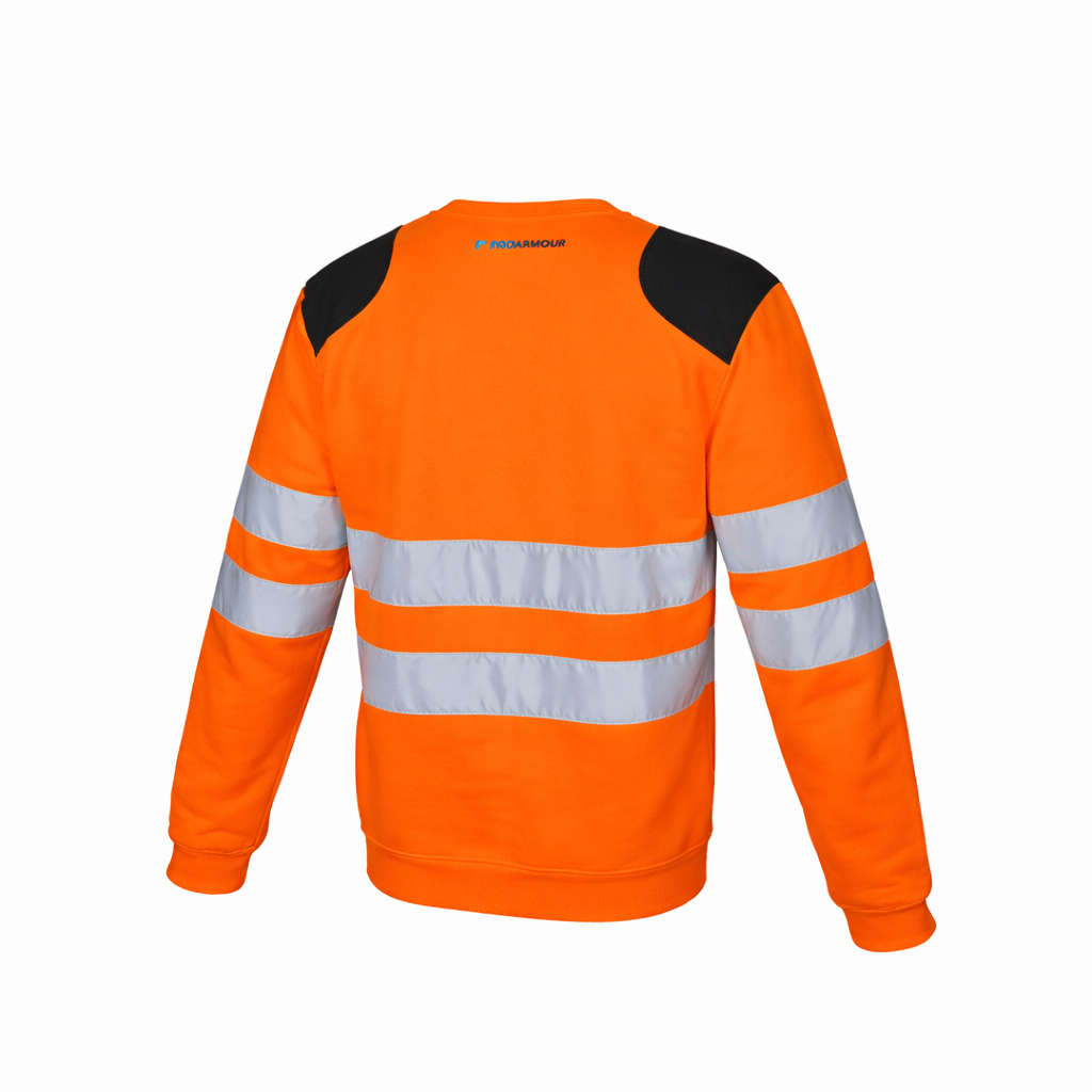 Hi-Vis Sweater │ Dual Shoulder Pad │ Orange