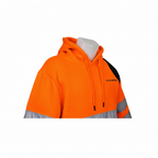 Hi Vis Hoodie │ Left Shoulder Pad │ Orange