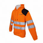 Hi Vis Hoodie │ Left Shoulder Pad │ Orange