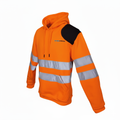 Hi Vis Hoodie │ Left Shoulder Pad │ Orange