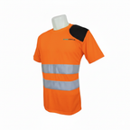 Hi Vis T-Shirt │ Left Shoulder Pad │ Orange