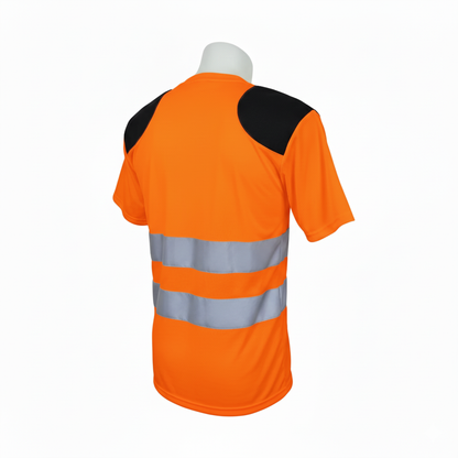 **PRE ORDER ONLY** │ Scaffolders Hi Vis T-Shirt │ Dual Shoulder Pad │ Orange