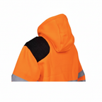 Hi Vis Hoodie │ Left Shoulder Pad │ Orange